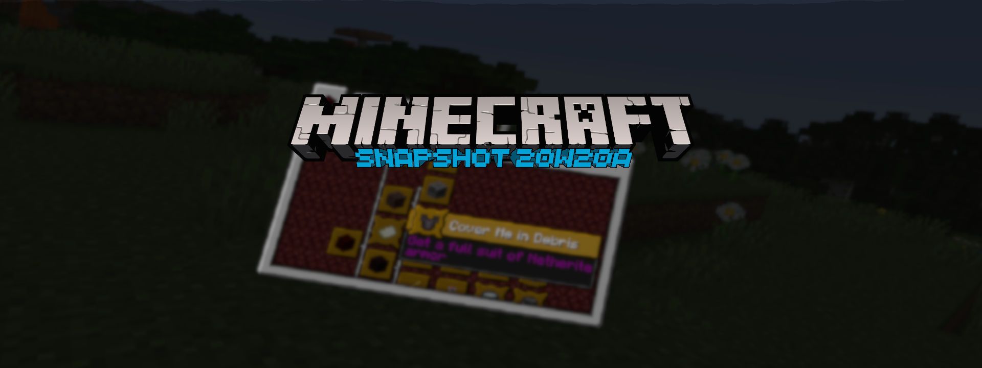 Minecraft Snapshot 20w20a/b