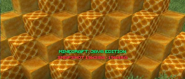 Minecraft Snapshot 19w38a-19w45a
